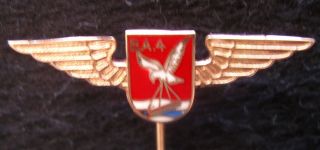 Portugal Portuguese Air Force,  Air Base 4 Azores,  Stick Pin Military Badge