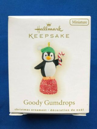 Hallmark 2009 Goody Gumdrops Penguin Miniature Ornament