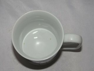 SAIL BOAT CURZON RED WHITE NAVY BLUE 8oz.  Coffee Mug Tea Cup Porcelain 5