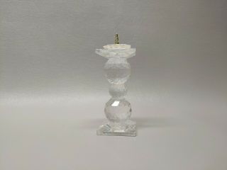 Swarovski crystal candle holder 3 ball pin 4 