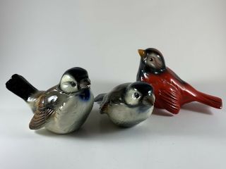 Vintage Goebel Porcelain Bird Figurines