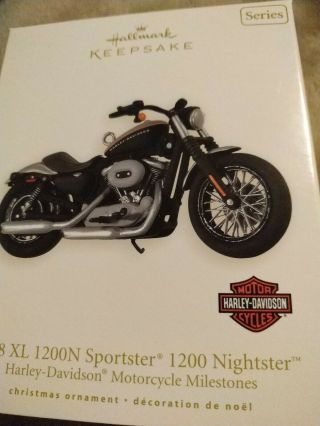 Harley - Davidson 2008 Xl 1200n Sportster 1200 Nightster Hallmark Ornament Gift