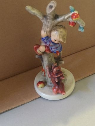 Goebel Hummel Figurine Tmk3 56/a " Culprits " (boy Dog Apple Tree) 6.  25 " Tall