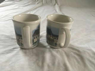 Set Of 2 Longaberger Homestead Mugs - Made In The USA 2