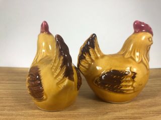 Rooster Hen Chicken Vintage Salt & Pepper Shakers from Japan 10A 3