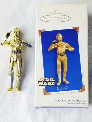 Star Wars Hallmark Keepsake Ornament C - 3po Collector 