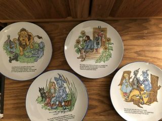 Wizard of Oz Plate Se,  4 Plates,  Reutter Porzellan for Smithsonian Institution 5