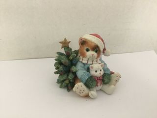 Calico Kittens Priscilla Hillman Enesco We Wish You A Merry Christmas 1995