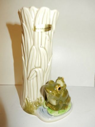 Vintage 1980 Otagiri Frog Bud Vase