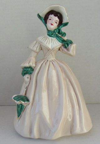 Vintage Florence Ceramics Louise Woman Figurine 7 1/2 " Tall