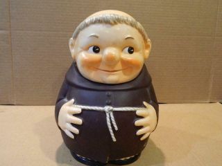 Goebel W.  Germany Monk " Friar Tuck " Cookie Jar 1960 - 72