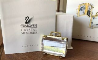 Swarovski Crystal Memories Secrets Suitcase/picture Frame 9448 000 003 Mib
