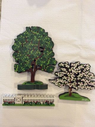 Shelia’s Collectible Wood House “trees”
