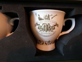 - Hendrick ' s Gin Tea Cup Set,  in Gift Box 3