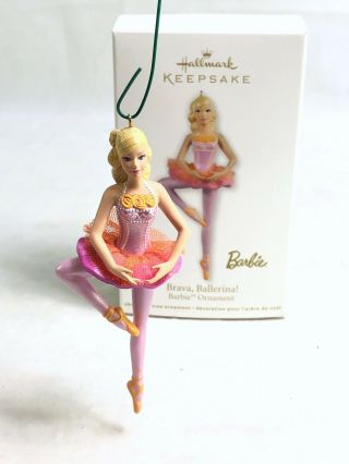 2012 Hallmark Keepsake Barbie - Brava Ballerina Ornament