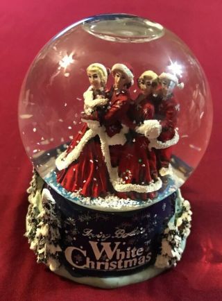 Avon Collectible Irving Berlins White Christmas Snow Globe Bing Crosby @@read@@