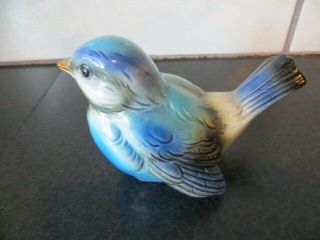 Vintage GOEBEL BLUE BIRD Figurine Ceramic/Porcelain Bluebird CV73 West Germany 5