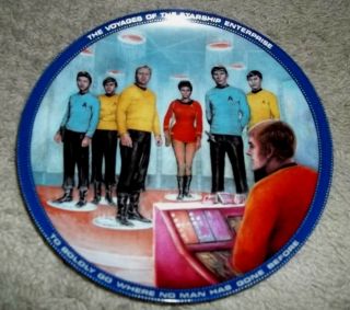 Star Trek Beam Us Down Scotty Series Crew Plate -