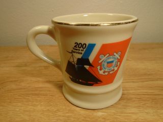 Vintage Us Coast Guard 200 Year Anniversary Mug