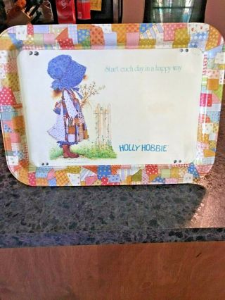 1972 Holly Hobbie American Greeting Tv Lap Tray Adorable,