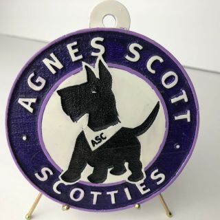 Agnes Scott College Georgia Marble Limited Edition Ornament No.  43 Of 3k Stamped
