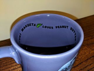 Rainforest Cafe Ceramic Coffee Tea Cup Mug Tuki Makeeta Elephant Purple 4