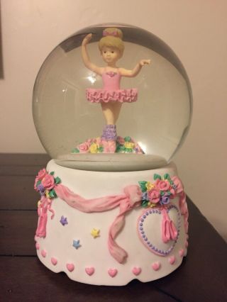 San Francisco Music Box Co Sugar Plum Fairy Snow Globe Ballet Ballerina Dance