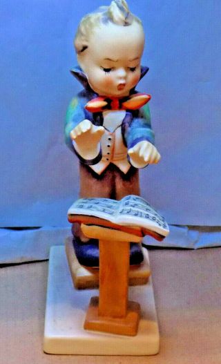 Goebel Hummel Figurine 129 Band Leader 1960 - 1972 Boy Conductor Music Book
