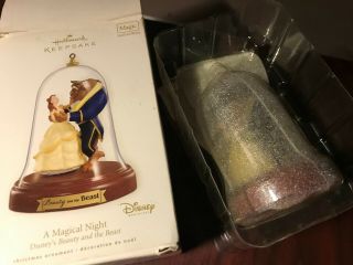 Disney A Magical Night Beauty & Beast Hallmark Keepsake Christmas Ornament