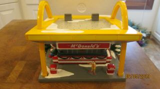 Mcdonalds Drive In Dept 56 Snow Village Retired 1999 With Orig Box