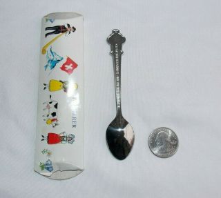 Vintage Rolex Bucherer Of Switzerland - Lucerne CB Souvenir Spoon 4 - 1/4 