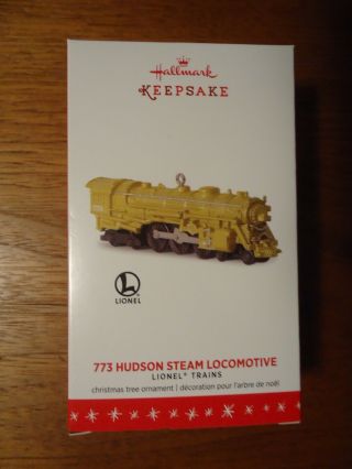 2016 Hallmark 773 Hudson Steam Locomotive Ornament - Repaint - Nib