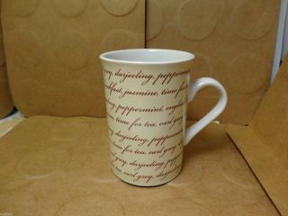 Time For Tea/jasmine Earl Grey Peppermint Mug,  The Cocoa Deli (used/euc)