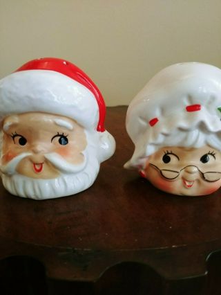 Vintage Christmas.  Salt And Pepper Shakers