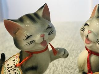 Vintage Kittens By Karen Salt And Pepper Shakers Japan I ' m Giggles 2