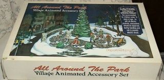 Department 56 All Around The Park Village Animated Accessory Set