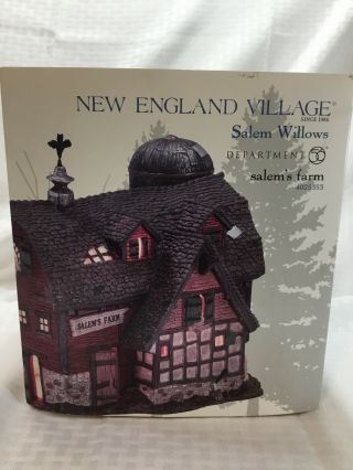 Dept 56 England Village,  Salem 