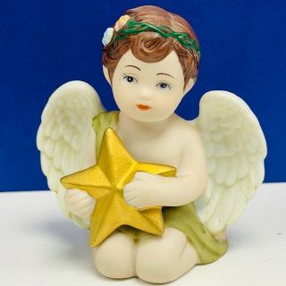 Angel Porcelain Figurine Homco Home Interior Gift Four 4 Seasons Cherub Decor 3