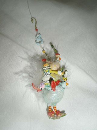 Dept 56 Krinkles Patience Brewster 3 French Hens Ornament 12 Days Of Christmas