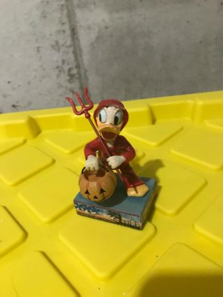 Jim Shore Disney Traditions Mini Devilish Donald Duck No Box