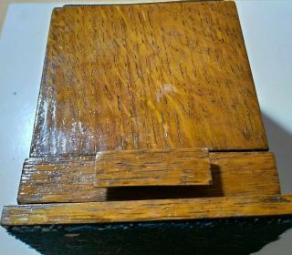 Hockey Seattle Metropolitans 1915 - 16 Bernie Morris wooden cigarette box 2