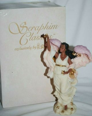 1995 Seraphim Classic Angel African American Celine The Morning Star 74104 Box