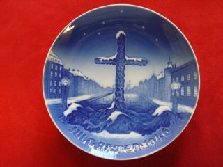 1946 Bing & Grondahl B&g Christmas Plate " Cross For Danish Sailors "