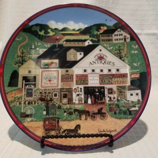 Charles Wysocki Peppercricket Grove Collector Plates - Complete Set Of 8