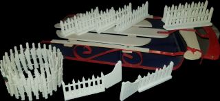 Dept 56 Or Lemax Accessories White Picket Fence With Gate