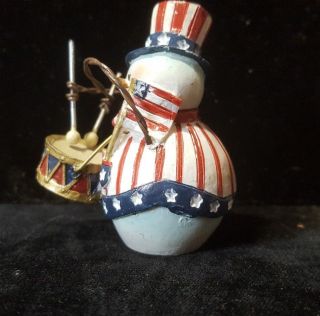Snowmen Of The Month for July Roman Inc Collectible Figurine 2.  5 