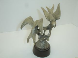 1970 ' s,  Vintage Irving Burgues Limited Edition,  Pewter Statue,  Barn Swallows 5