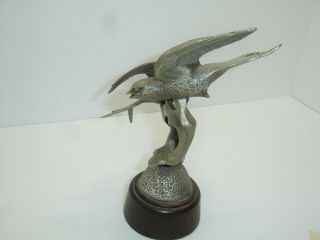 1970 ' s,  Vintage Irving Burgues Limited Edition,  Pewter Statue,  Barn Swallows 6