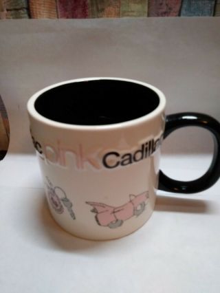 Mary Kay Mug Coffee Cup Pink Cadillac Coffee Tea 18 Oz Collectible Mk Euc