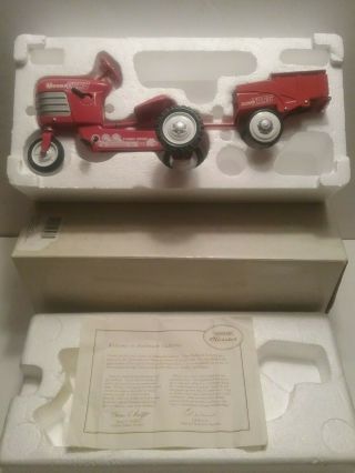 Hallmark Kiddie Car Classics Murray Tractor And Trailer Red Diecast
